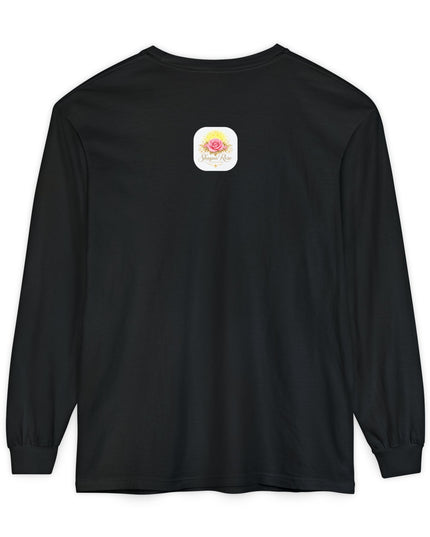 "Blessed and Beautiful" Unisex Garment-dyed Long Sleeve T-Shirt