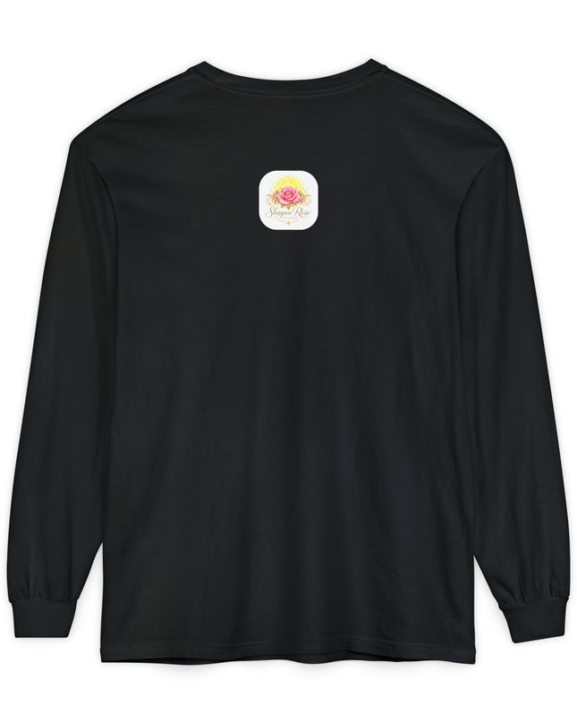 "Blessed and Beautiful" Unisex Garment-dyed Long Sleeve T-Shirt