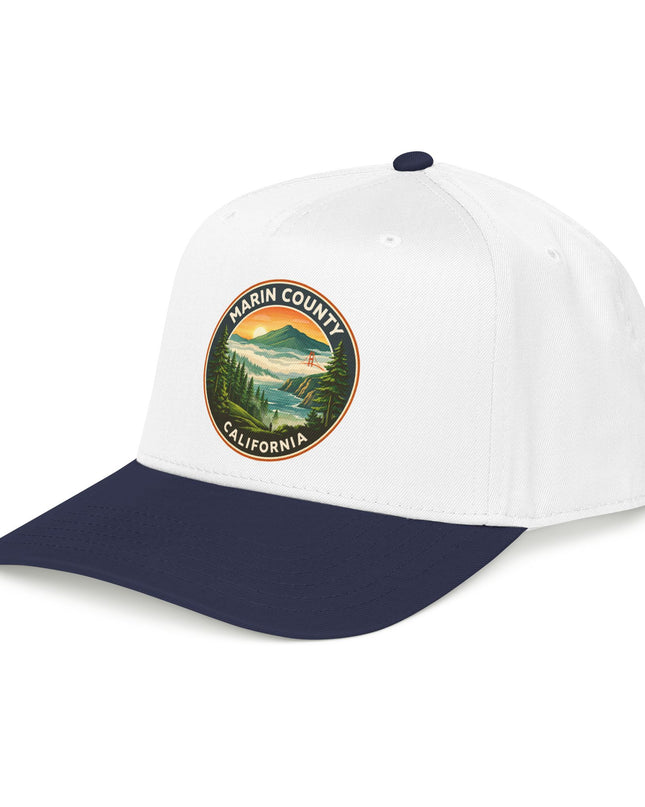 "Marin County, Above the Fog" Mid Profile Baseball Cap