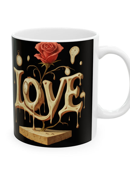 "Love - Salvador Dali Style" Ceramic Mug, (11oz, 15oz)