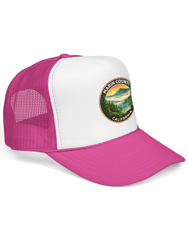 "Marin County, Above the Fog" Foam Trucker Hat