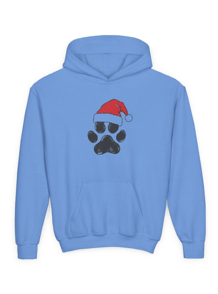 "Santa Paws" Youth Hooded Sweatshirt