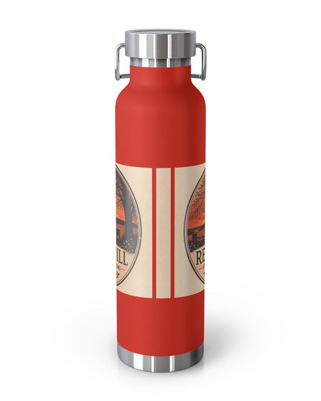"Red Hill Sunset Farms" Copper Vacuum Insulated Bottle, 22oz