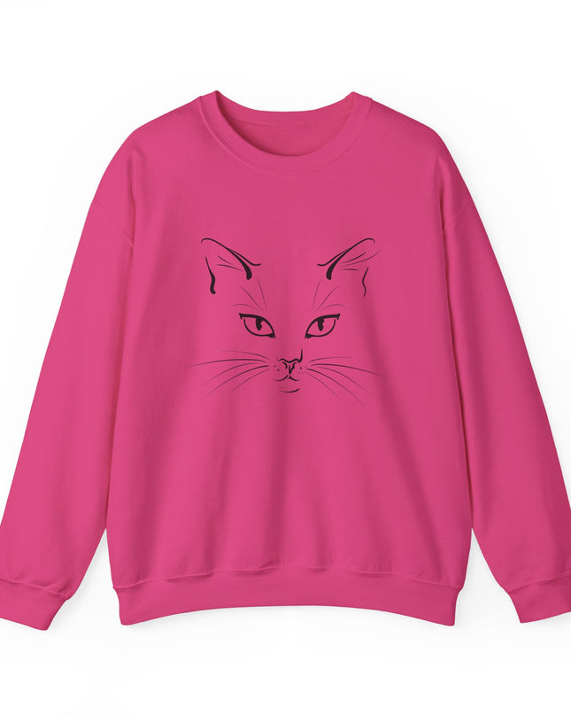 "Cat Face Sketch" Unisex Adult Sweatshirt