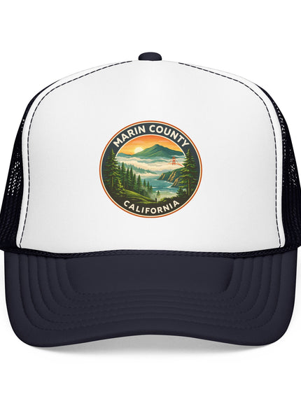 "Marin County, Above the Fog" Foam Trucker Hat
