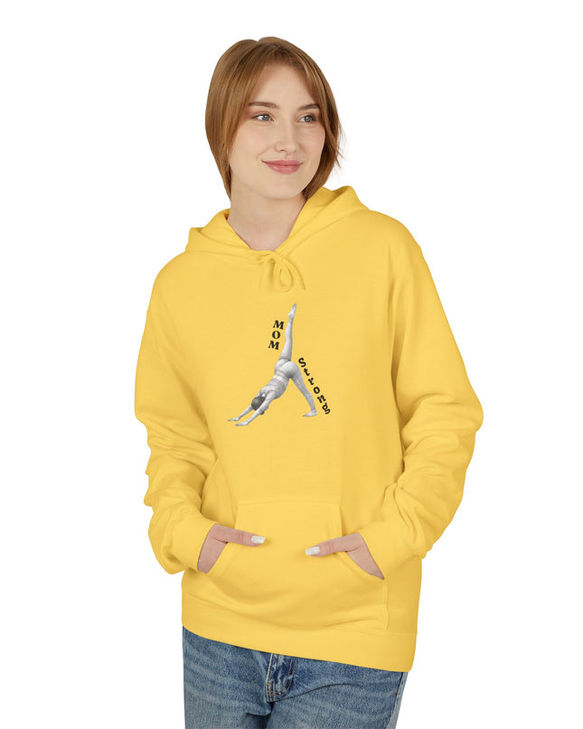 "Mom Strong Pilates" (Darker ink on both sides) Unisex Midweight Softstyle Fleece Hoodie