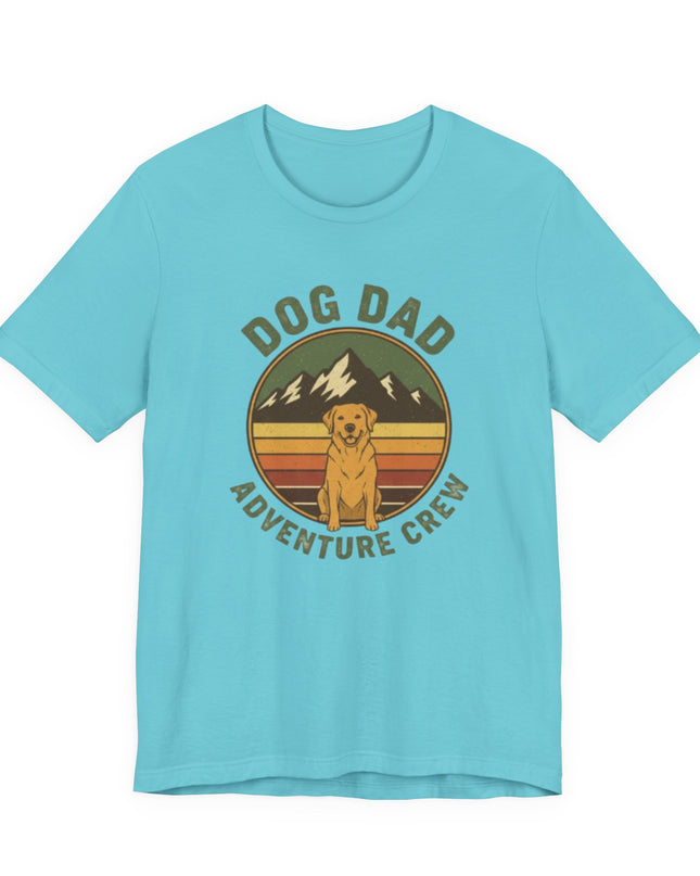 "Dog Dad Adventure Crew" Unisex Jersey Short Sleeve Tee