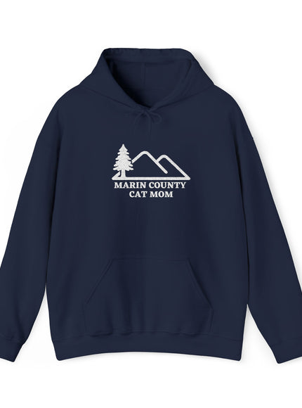 "Marin County Cat Mom" Unisex Heavy Blend Hooded Sweatshirt