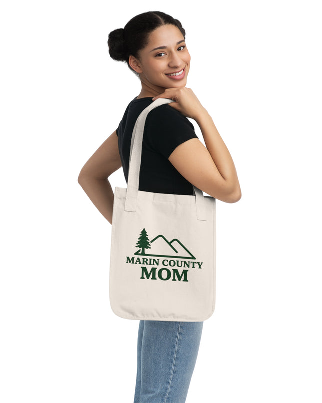 "Marin County Mom" Organic Canvas Tote Bag