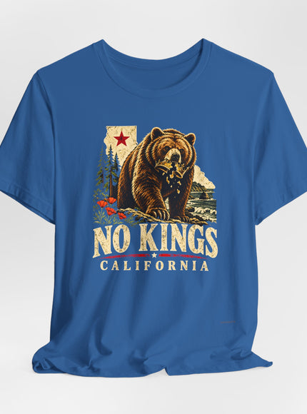 "No Kings California" Unisex Jersey Short Sleeve Tee