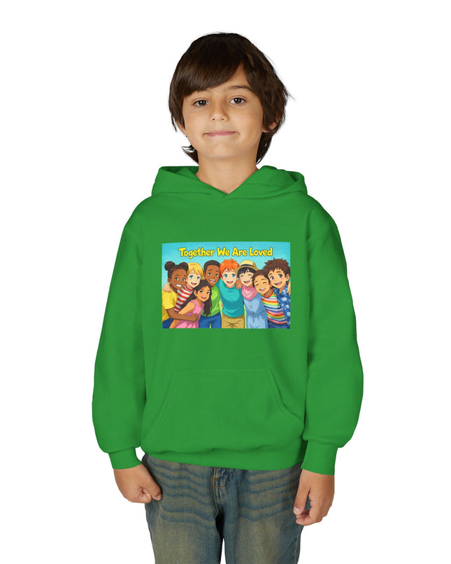 "Together We Are Loved" Youth Hooded Sweatshirt
