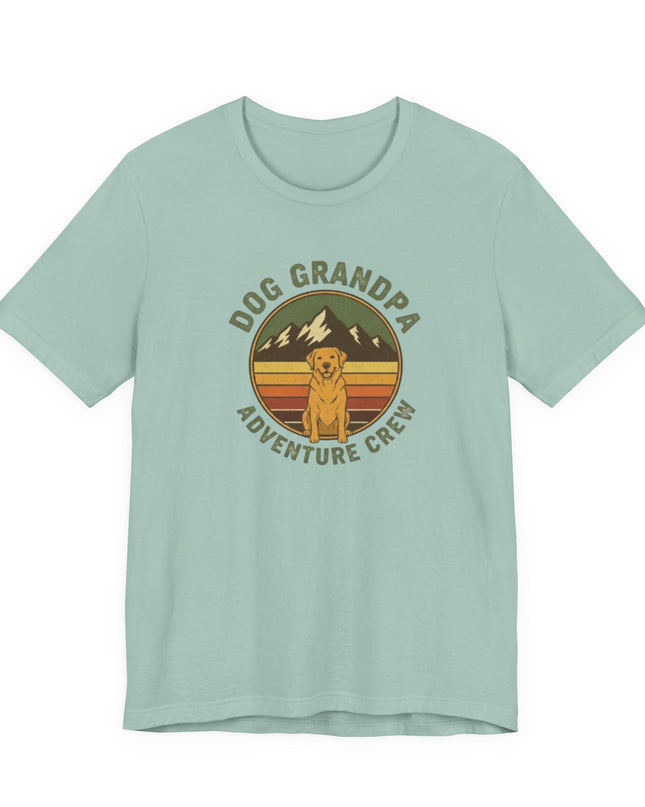 "Dog Grandpa Adventure Crew" Unisex Jersey Short Sleeve Tee