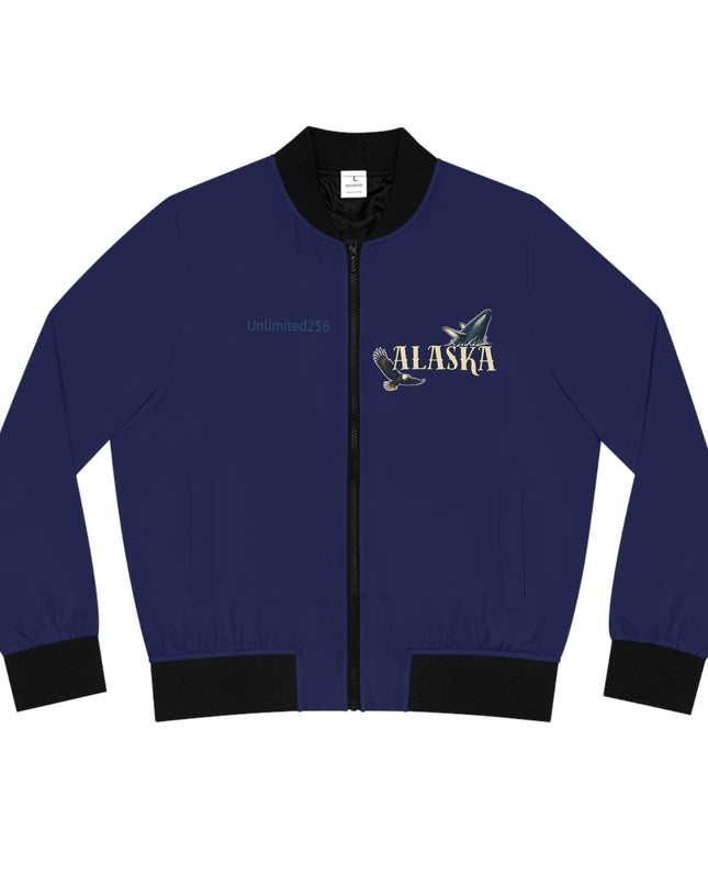 "Alaska" Women's Bomber Jacket (AOP)