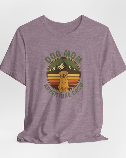 "Dog Mom Adventure Crew" Unisex Jersey Short Sleeve Tee