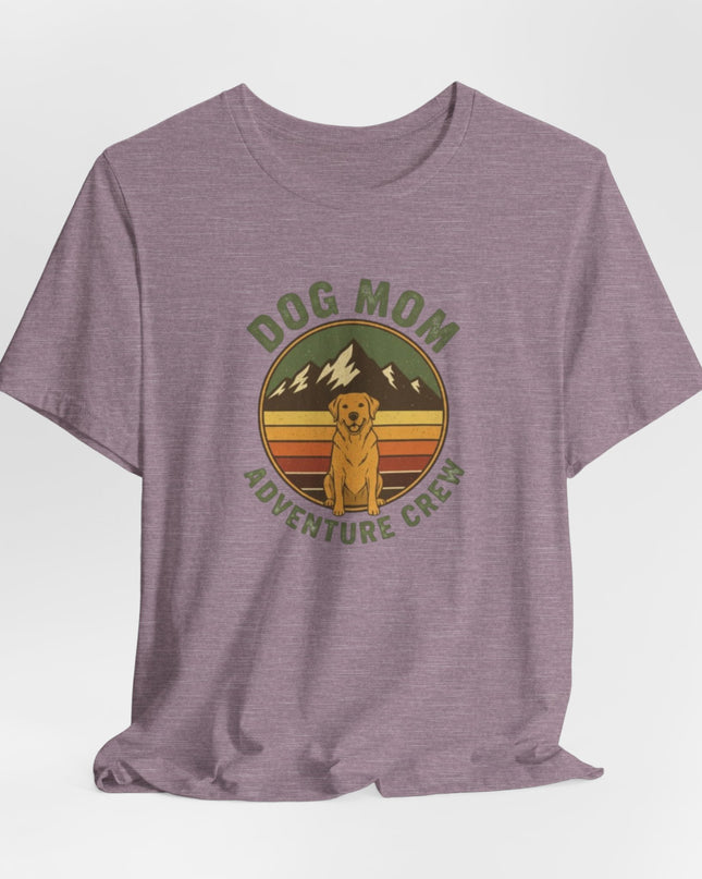 "Dog Mom Adventure Crew" Unisex Jersey Short Sleeve Tee