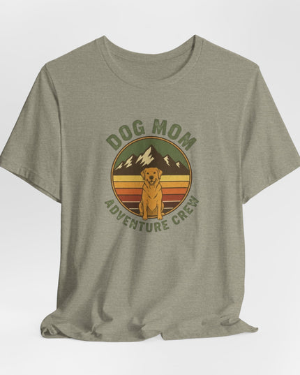 "Dog Mom Adventure Crew" Unisex Jersey Short Sleeve Tee