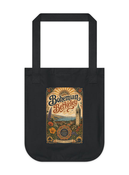 "Bohemian Berkeley" Organic Canvas Tote Bag