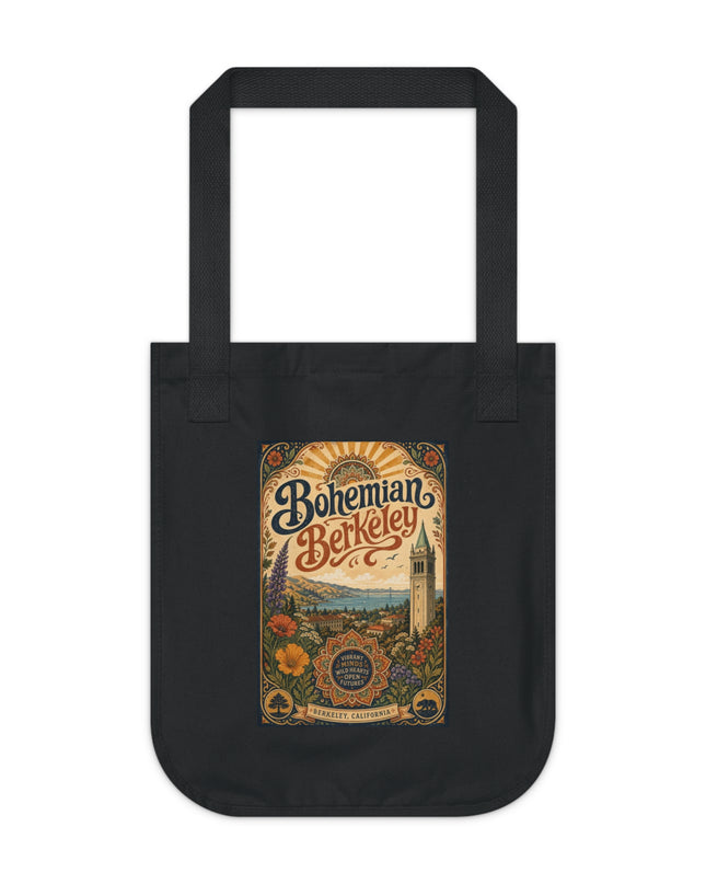 "Bohemian Berkeley" Organic Canvas Tote Bag