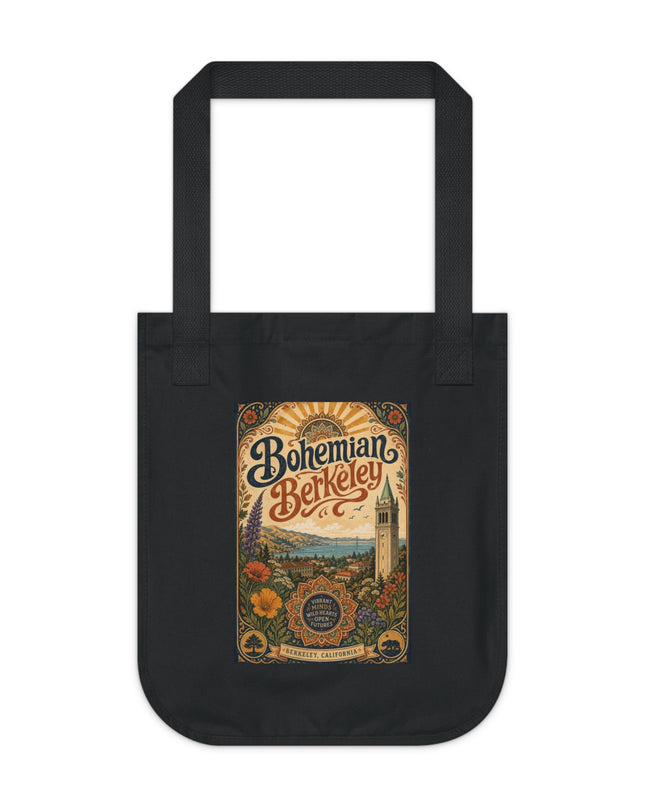 "Bohemian Berkeley" Organic Canvas Tote Bag