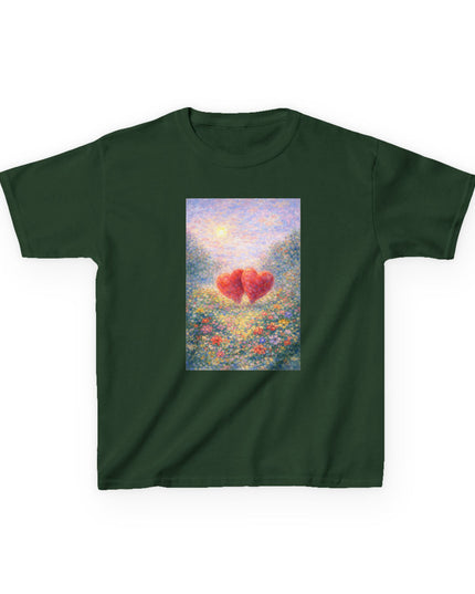 "Valentine's Day - Monet Style" Kids Heavy Cotton Tee