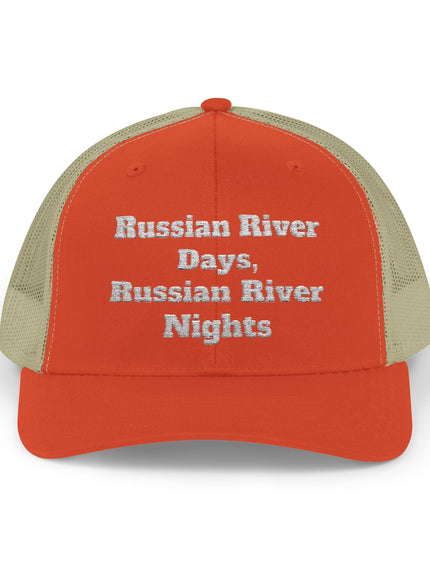"Russian River Days, Russian River Nights" Snapback Trucker Cap
