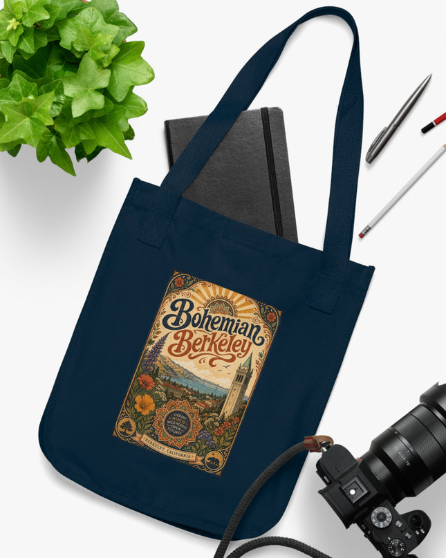 "Bohemian Berkeley" Organic Canvas Tote Bag