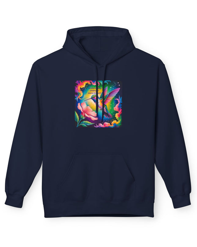 "My Life is Being Created in Every Moment" Unisex Midweight Softstyle Fleece Hoodie