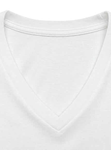 "Marin County, Above the Fog - no text" Women’s Relaxed Heather CVC V-Neck Tee