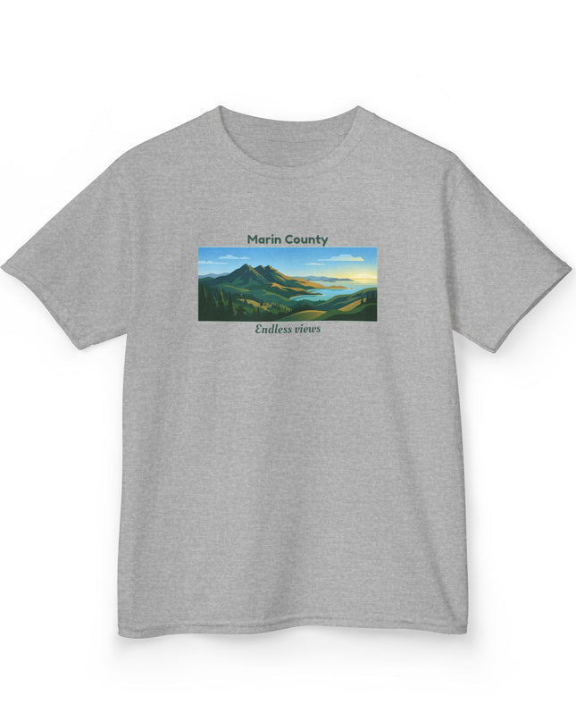 "Marin County - Endless Views" Kids Heavy Cotton Tee