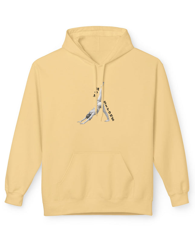 "Mom Strong Pilates" (Darker ink on both sides) Unisex Midweight Softstyle Fleece Hoodie