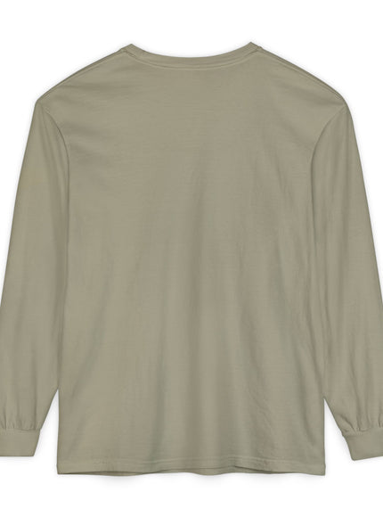 "Tides and Tall Trees" Unisex Garment-dyed Long Sleeve T-Shirt