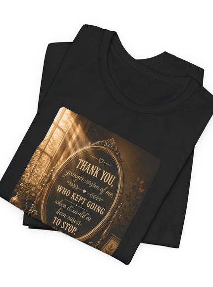 "Thank You" Unisex Jersey Short Sleeve Tee