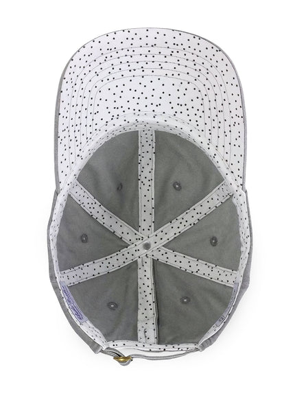 "Marin County Cat Mom" Women's Pigment-Dyed Cap with Fashion Undervisor (Embroidery)