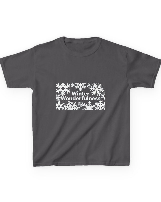 "Winter Wonderfulness" Kids Heavy Cotton Tee