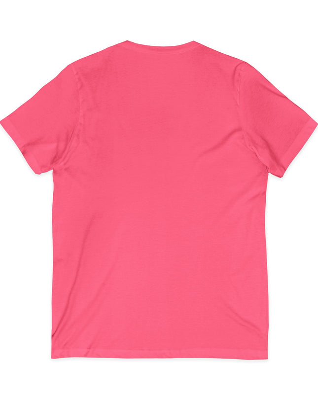 "Make Love Not War With Flower" Unisex Jersey Short Sleeve V-Neck Tee