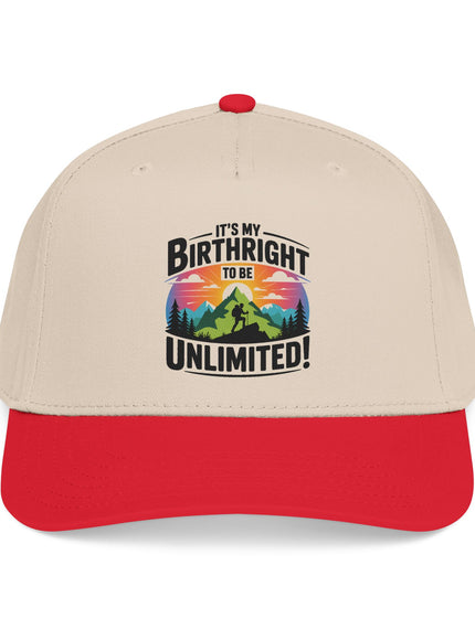 "It's my Birthright to be Unlimited" Mid Profile Baseball Cap