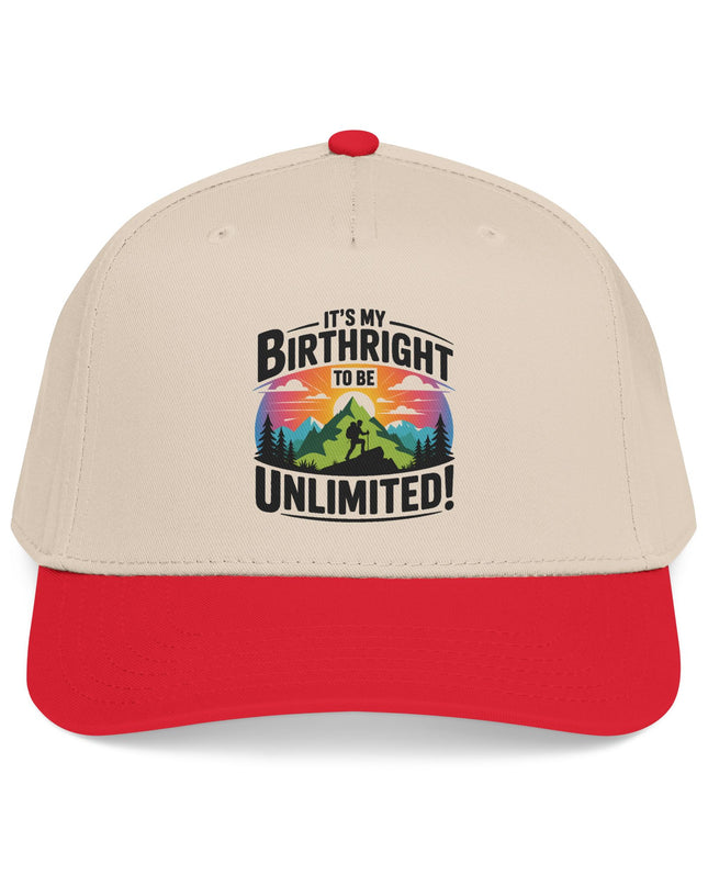 "It's my Birthright to be Unlimited" Mid Profile Baseball Cap