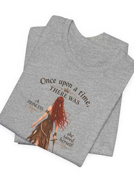 "She Saved Herself V5" Unisex Jersey Short Sleeve Tee