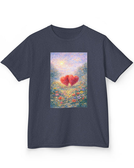 "Valentine's Day - Monet Style" Kids Heavy Cotton Tee