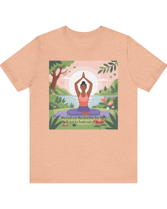 "Blessed are the Flexible" Unisex Short Sleeve Tee