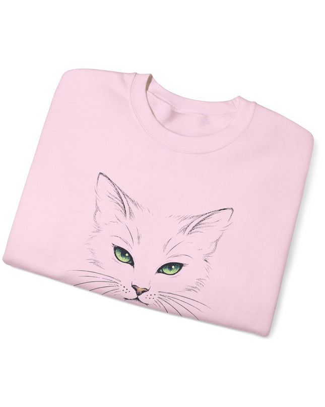 "Cat Face Sketch" Unisex Adult Sweatshirt