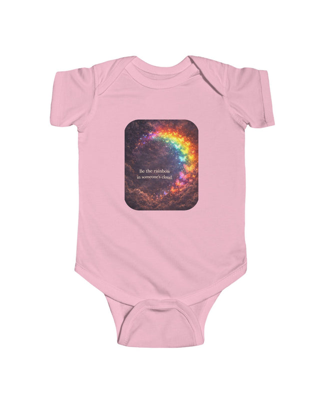 "Be the Rainbow in Someone's Cloud" Infant Fine Jersey Bodysuit
