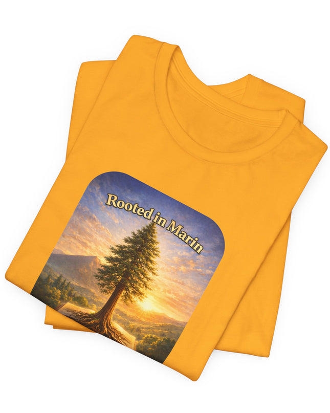"Rooted in Marin, College of Marin" Unisex Jersey Short Sleeve Tee