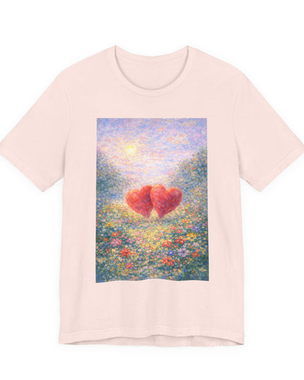 "Valentine's Day - Monet Style" Unisex Jersey Short Sleeve Tee