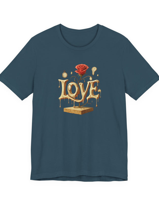 "Love - Salvador Dali Style" Unisex Jersey Short Sleeve Tee