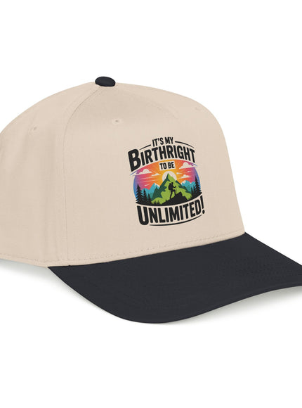 "It's my Birthright to be Unlimited" Mid Profile Baseball Cap