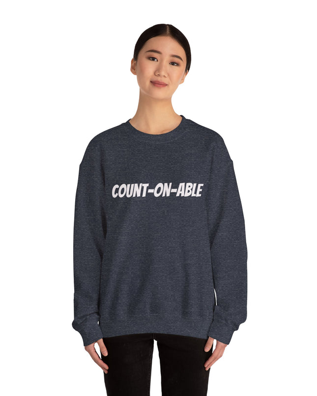 "Count-on-able" Unisex Adult Sweatshirt