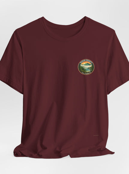 "Marin County - Above the Fog - No Text" (2-sided) Unisex Jersey Short Sleeve Tee