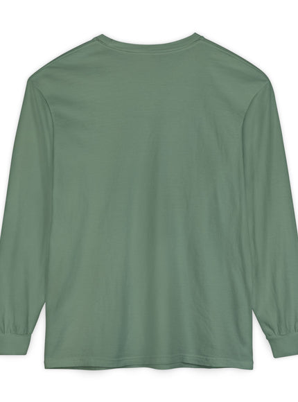 "Tides and Tall Trees" Unisex Garment-dyed Long Sleeve T-Shirt