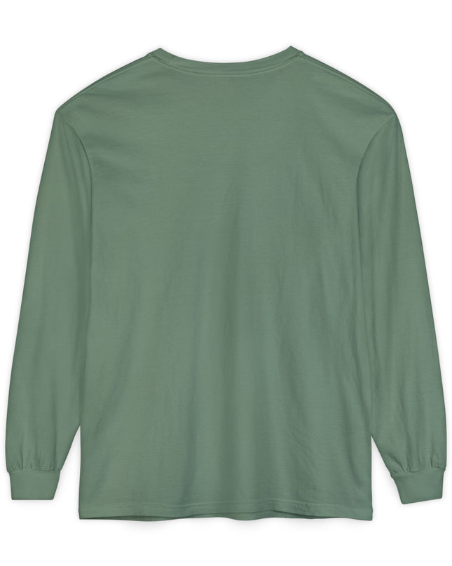 "Tides and Tall Trees" Unisex Garment-dyed Long Sleeve T-Shirt